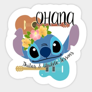 Ohana Guitar & Ukulele Lessons Sticker